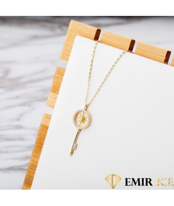 COLLIER "EMIR KEY V1" | ARGENT 925 Amélioration de cerveau avec