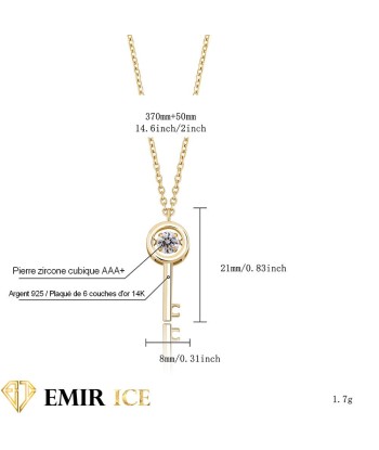 COLLIER "EMIR KEY V2" | ARGENT 925 votre restaurant rapide dans 