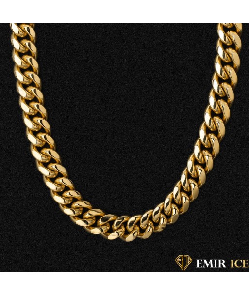 CHAINE CUBAN LINK OR JAUNE - 18MM de votre