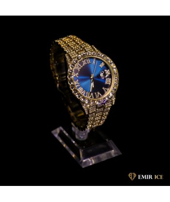 MONTRE EMIR BLUE WATCH OR JAUNE de votre