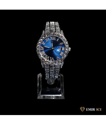 MONTRE EMIR BLUE WATCH OR BLANC les muscles