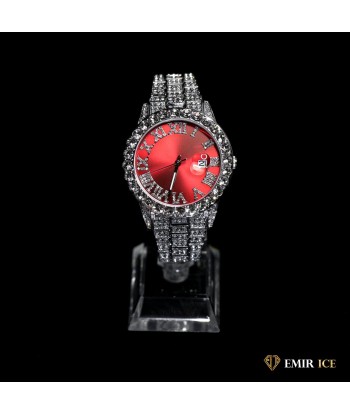 MONTRE EMIR RED WATCH OR BLANC de France