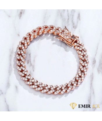 BRACELET CUBAN LINK FEMME OR ROSE - 9MM Amélioration de cerveau avec