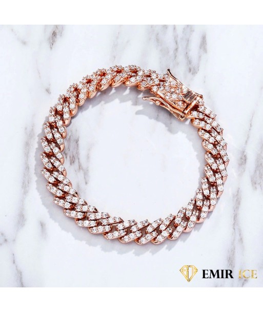 BRACELET CUBAN LINK FEMME OR ROSE - 9MM Amélioration de cerveau avec