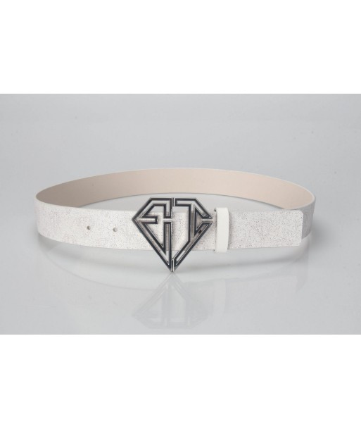 CEINTURE EMIR BELT x BLANC ARGENT les ligaments