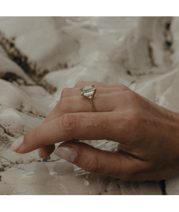 Bague aigue marine et diamants pour bénéficier 