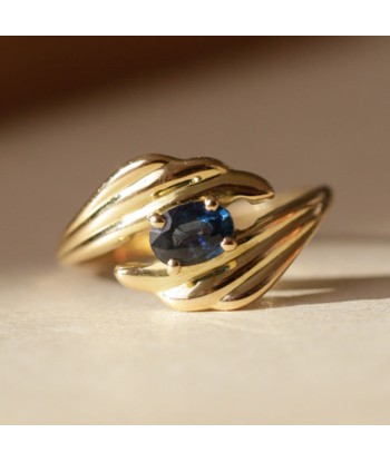 Bague palmes vintage saphir shop