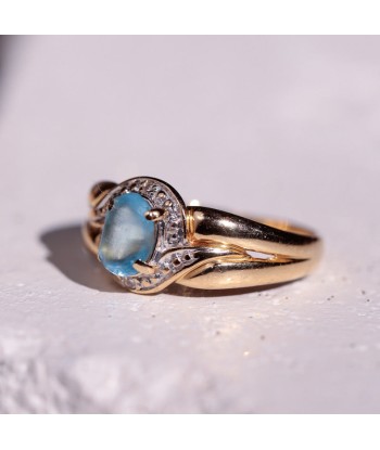 Bague pierre bleu ciel Les magasins à Paris et en Île-de-France