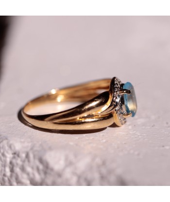 Bague pierre bleu ciel Les magasins à Paris et en Île-de-France