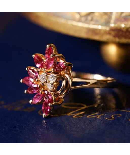 Bague éventail rubis et diamants vous aussi creer 