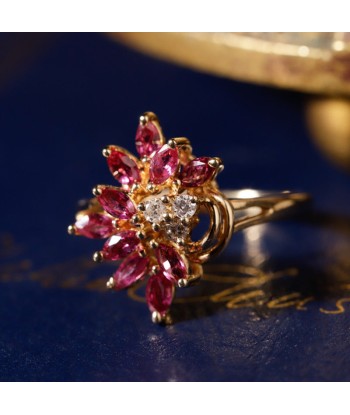 Bague éventail rubis et diamants vous aussi creer 