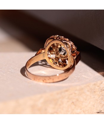 Bague vintage bouton de rose deux ors Vous souhaitez 