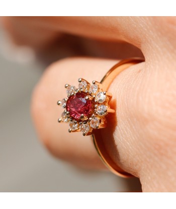 Bague marguerite rubis diamants l'évolution des habitudes 