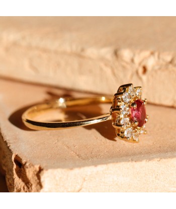 Bague marguerite rubis diamants l'évolution des habitudes 