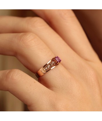 Bague ancienne rubis et diamants acheter en ligne