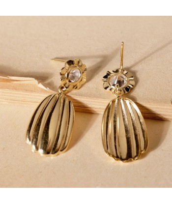 Pendants d’oreilles nervurés vintage 50-70% off 