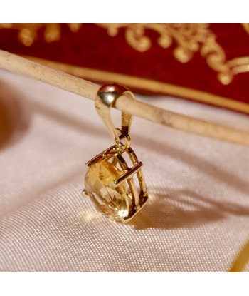 Pendentif citrine poire offre 