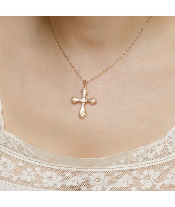 Pendentif croix ancienne 1850 plus qu'un jeu 