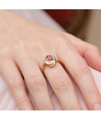 Bague croisillon rubis et diamants vous aussi creer 