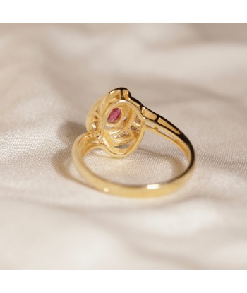 Bague croisillon rubis et diamants vous aussi creer 