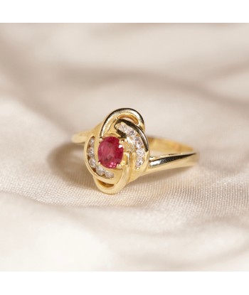 Bague croisillon rubis et diamants vous aussi creer 