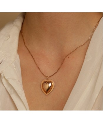 Pendentif coeur bordé Faites des économies