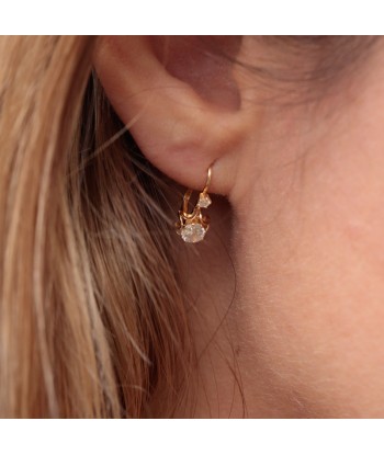 Boucles d’oreilles dormeuses zircones vous aussi creer 