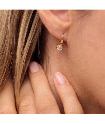 Boucles d’oreilles dormeuses zircones vous aussi creer 