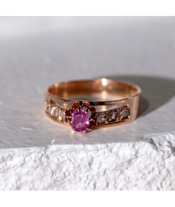 Bague ancienne rubis et diamants du meilleur 